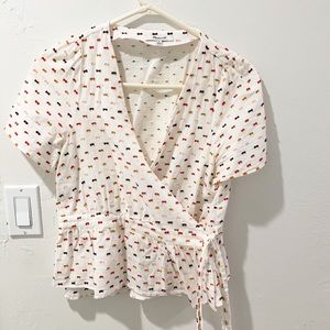 Madewell wrap top